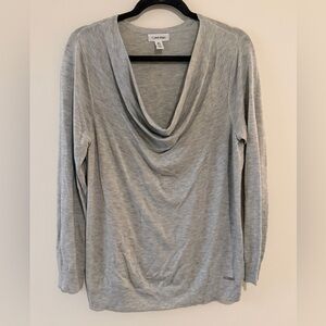 *EUC* Calvin Klein Cowl Neck Light Sweater